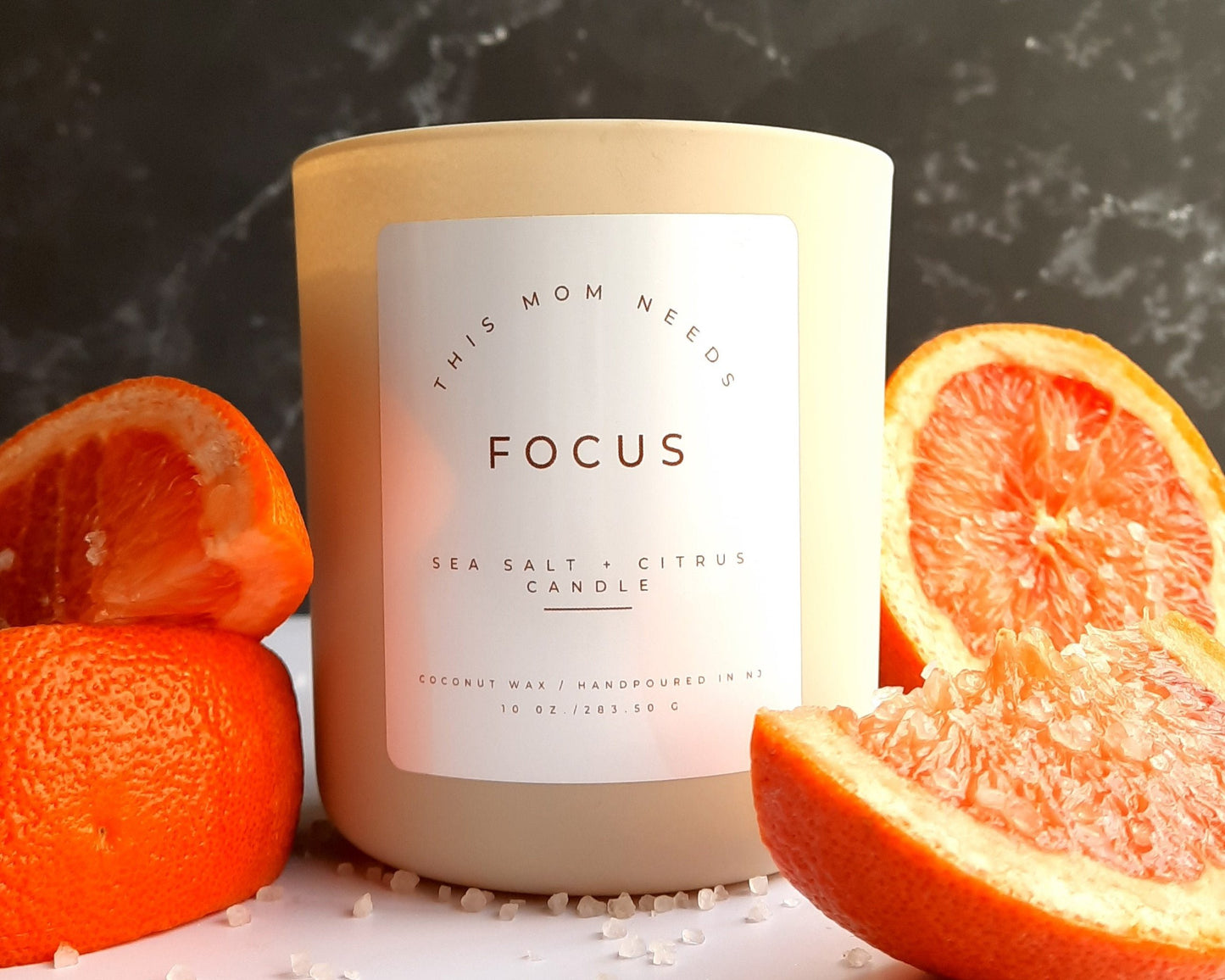 This Mom Needs Focus: Sea Salt & Citrus Candle - Sharpen Your Inner Zen