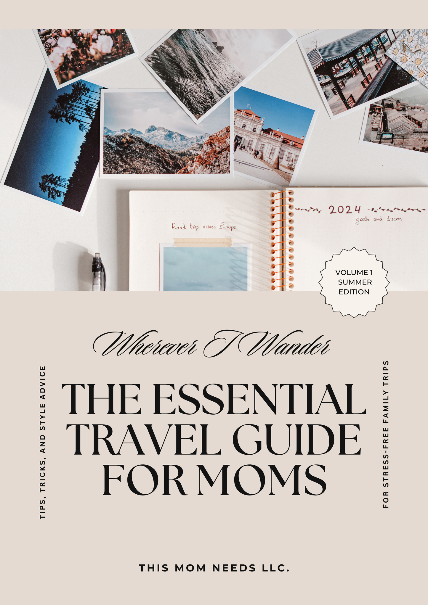 Essential Travel Guide for Moms: Stress-Family Travel Tips & Packing Essentials (Digital Download)