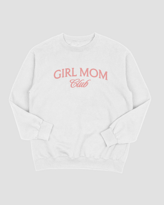 Girl Mom Club Vintage Crewneck Sweatshirt