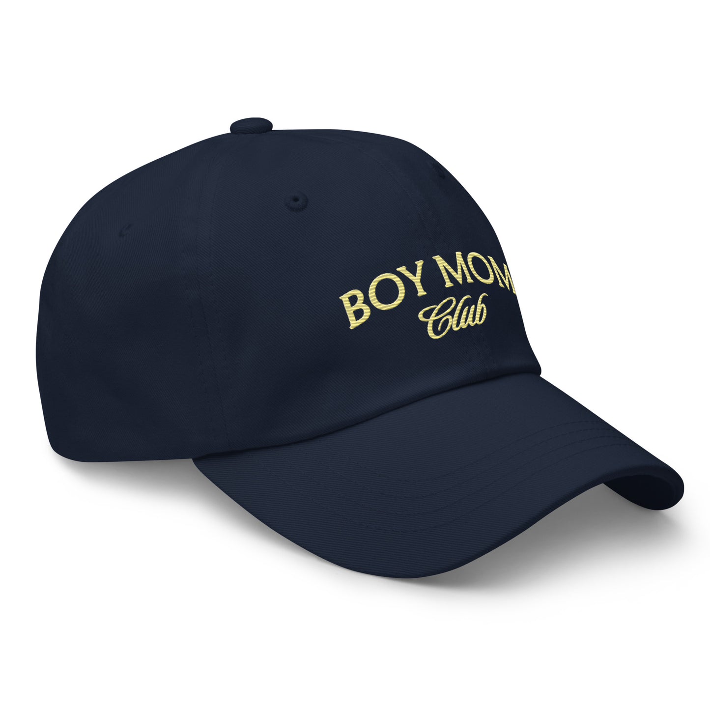 The Boy Mom Crew: Embroidered Hat Navy Blue