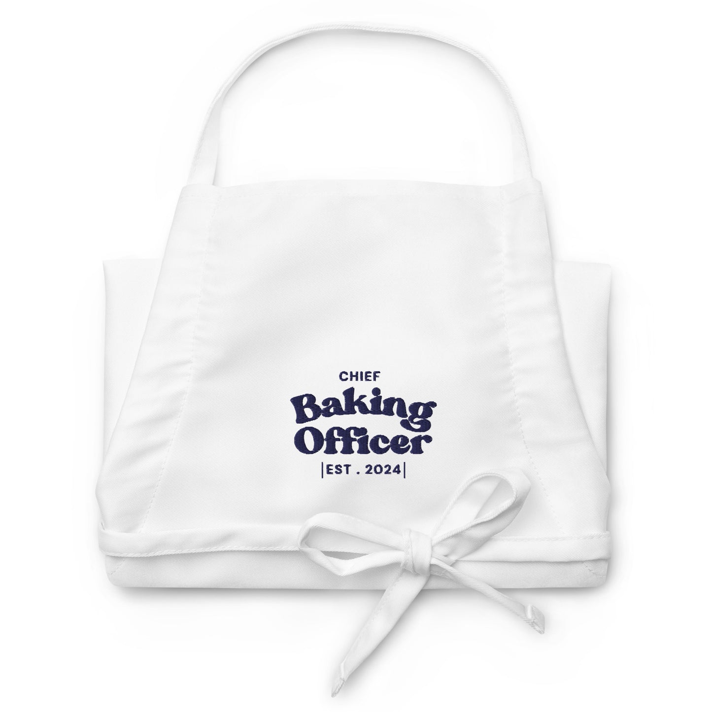 Unisex The Chief Baking Officer Embroidered Apron