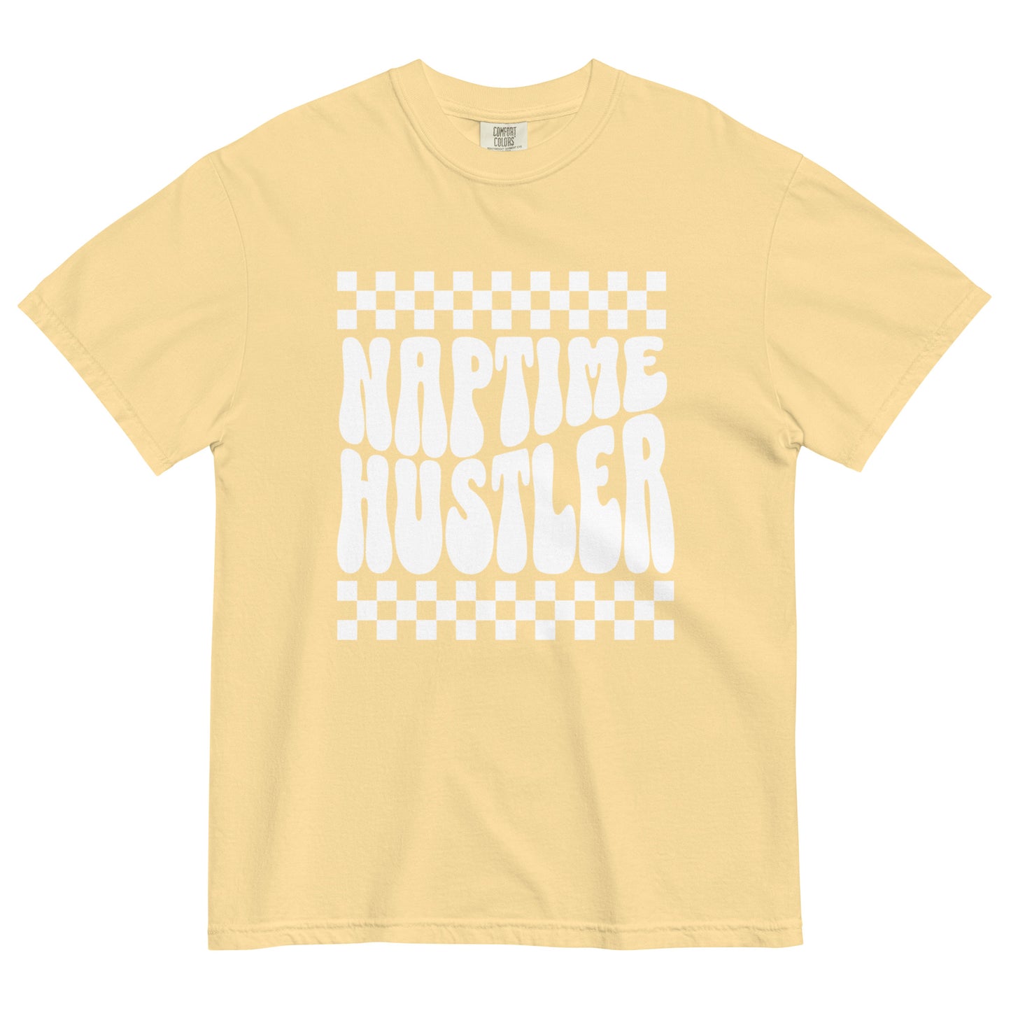 The Naptime Hustle Yellow Graphic Tee