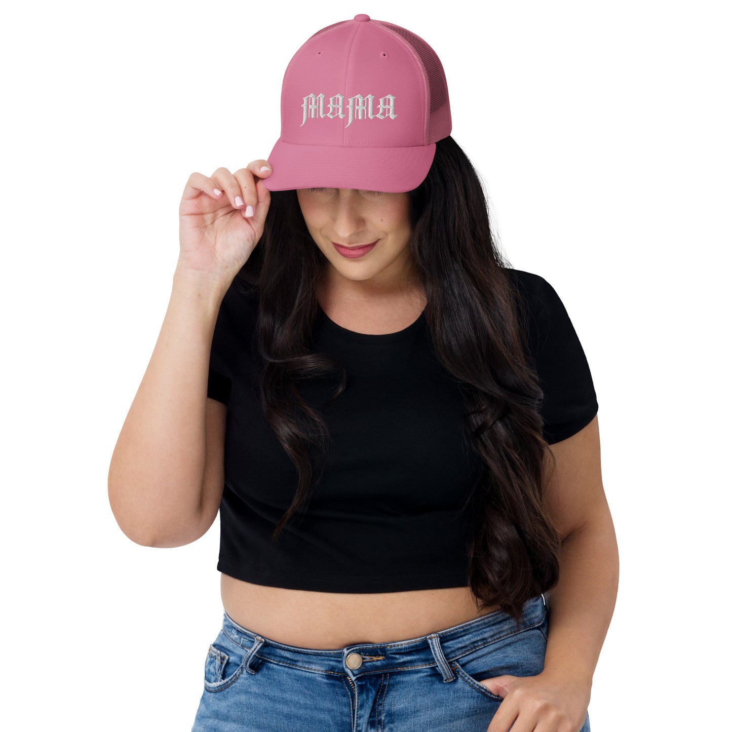 Rocker Mama Embroidered Trucker Hat