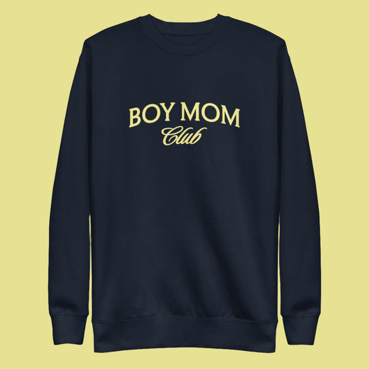 Boy Mom Club Crewneck Sweatshirt