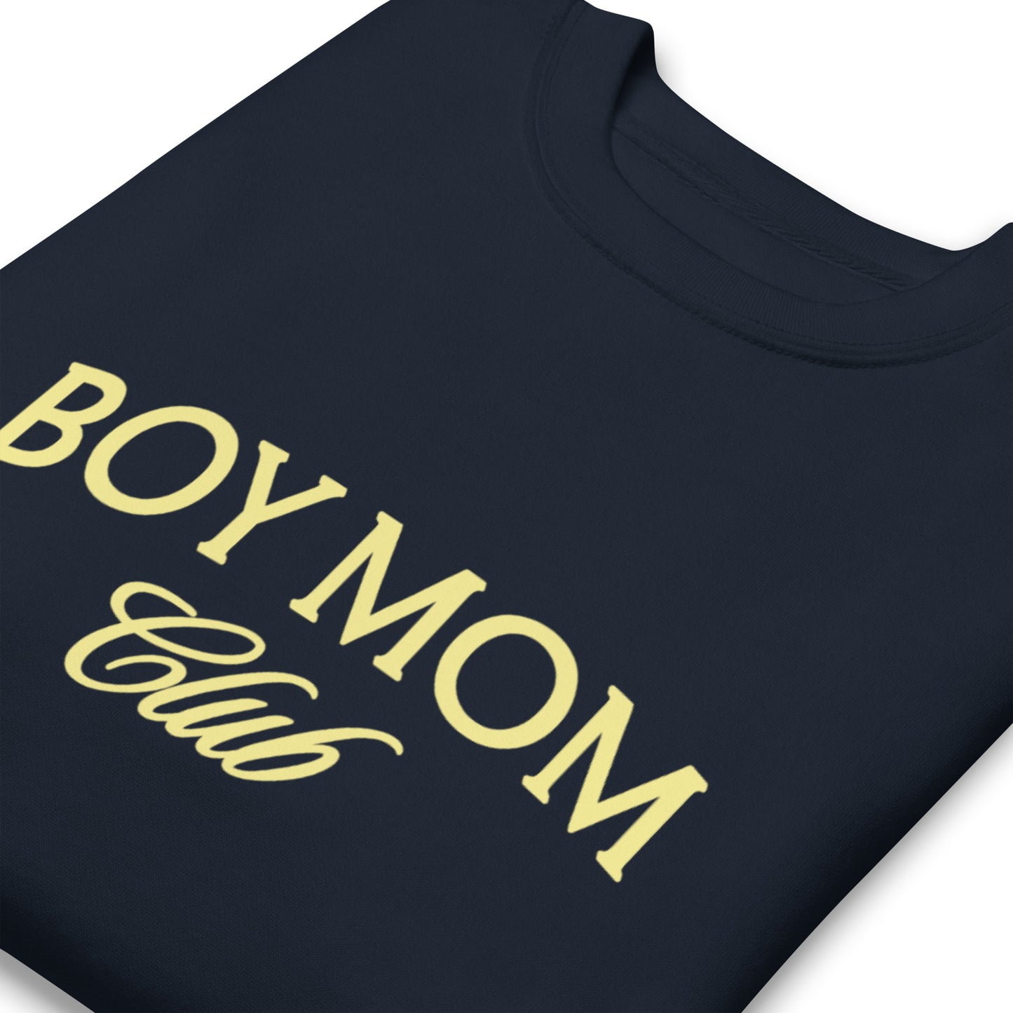 Boy Mom Club Navy Blue Everyday Crewneck Sweatshirt