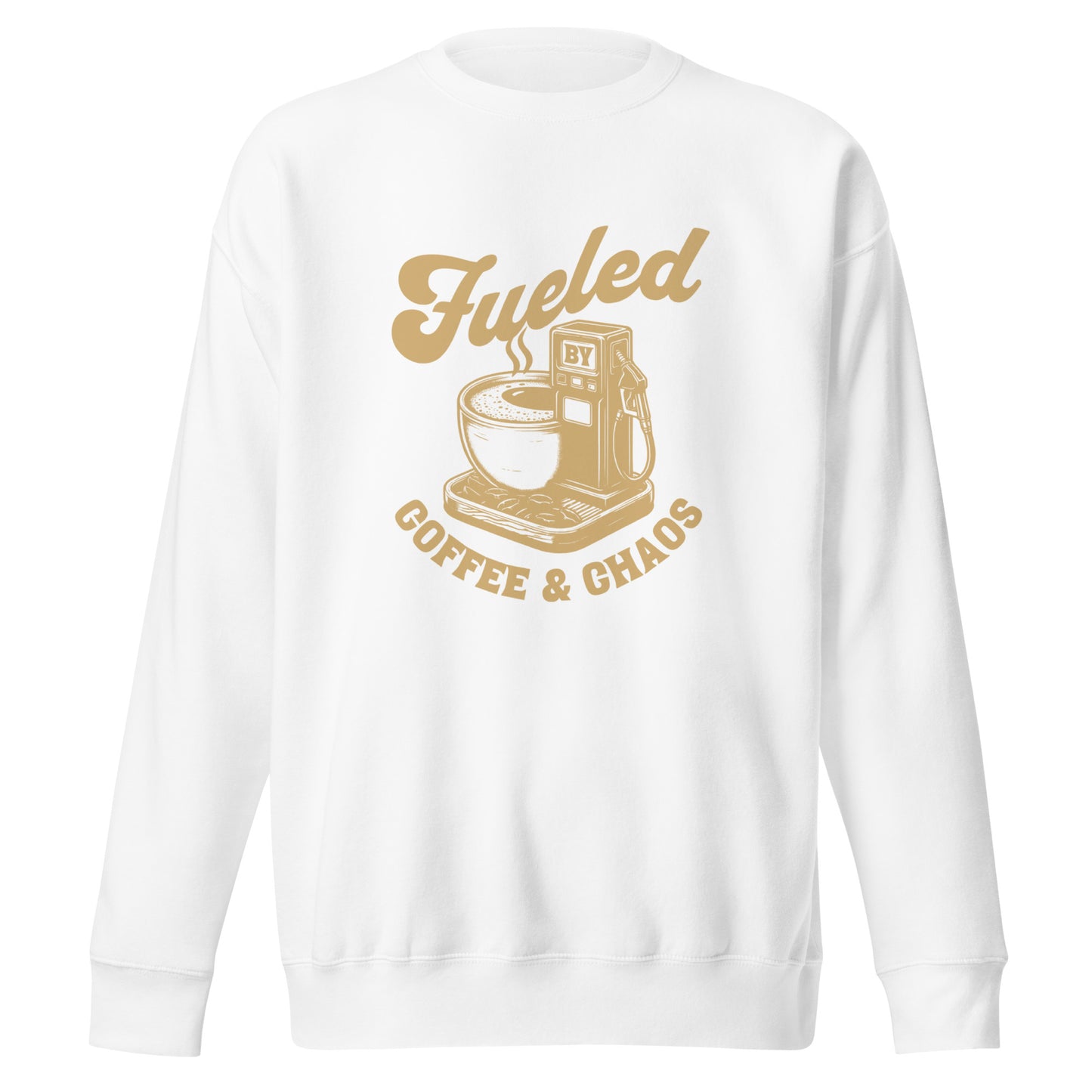 Coffee & Chaos Graphic Crewneck Sweatshirt