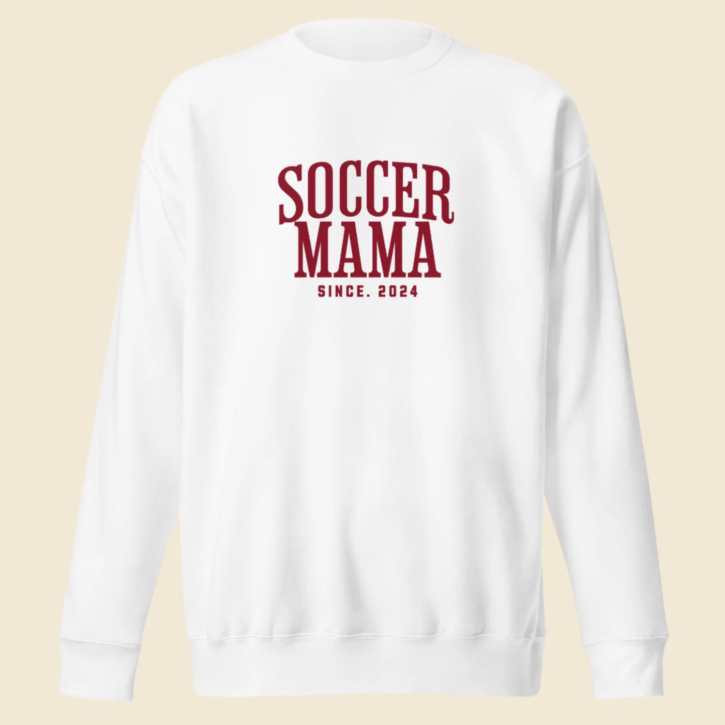 Women's Soccer Mama Premium Fleece Lined Sweatshirt