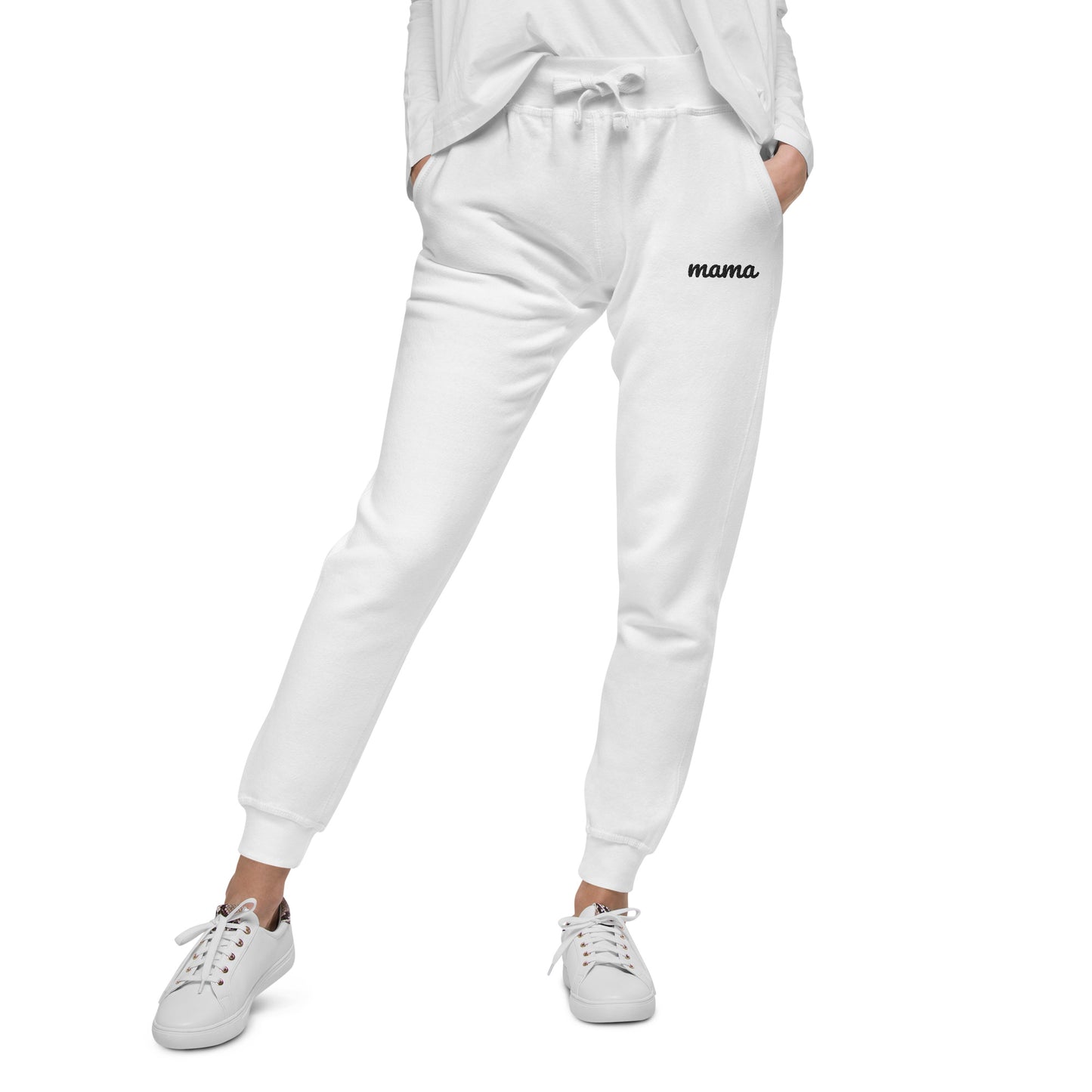 Women's Embroidered Mama Joggers